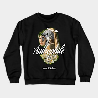 Vintage Flower Design Crewneck Sweatshirt